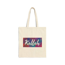 Load image into Gallery viewer, Kallah Cotton Canvas Tote Bag