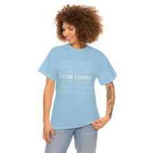 Load image into Gallery viewer, Reb Zalman Listen Louder Tee