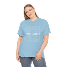 Load image into Gallery viewer, Reb Zalman Listen Louder Tee