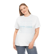 Load image into Gallery viewer, Reb Zalman Listen Louder Tee