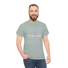 Load image into Gallery viewer, Reb Zalman Listen Louder Tee