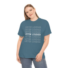 Load image into Gallery viewer, Reb Zalman Listen Louder Tee