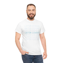Load image into Gallery viewer, Reb Zalman Listen Louder Tee