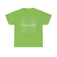 Load image into Gallery viewer, Reb Zalman Listen Louder Tee