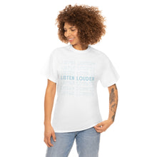 Load image into Gallery viewer, Reb Zalman Listen Louder Tee