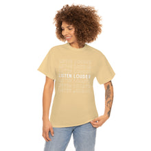 Load image into Gallery viewer, Reb Zalman Listen Louder Tee