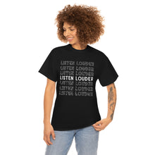 Load image into Gallery viewer, Reb Zalman Listen Louder Tee