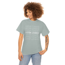 Load image into Gallery viewer, Reb Zalman Listen Louder Tee