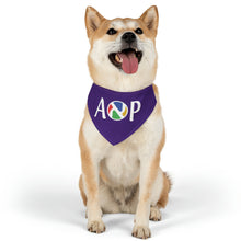 Load image into Gallery viewer, AOP Pet Bandana Collar - Purple
