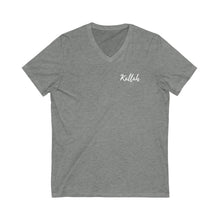 Load image into Gallery viewer, Kallah Unisex Jersey Short Sleeve V-Neck Tee
