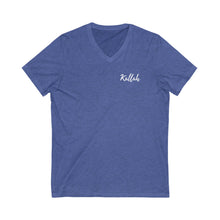 Load image into Gallery viewer, Kallah Unisex Jersey Short Sleeve V-Neck Tee
