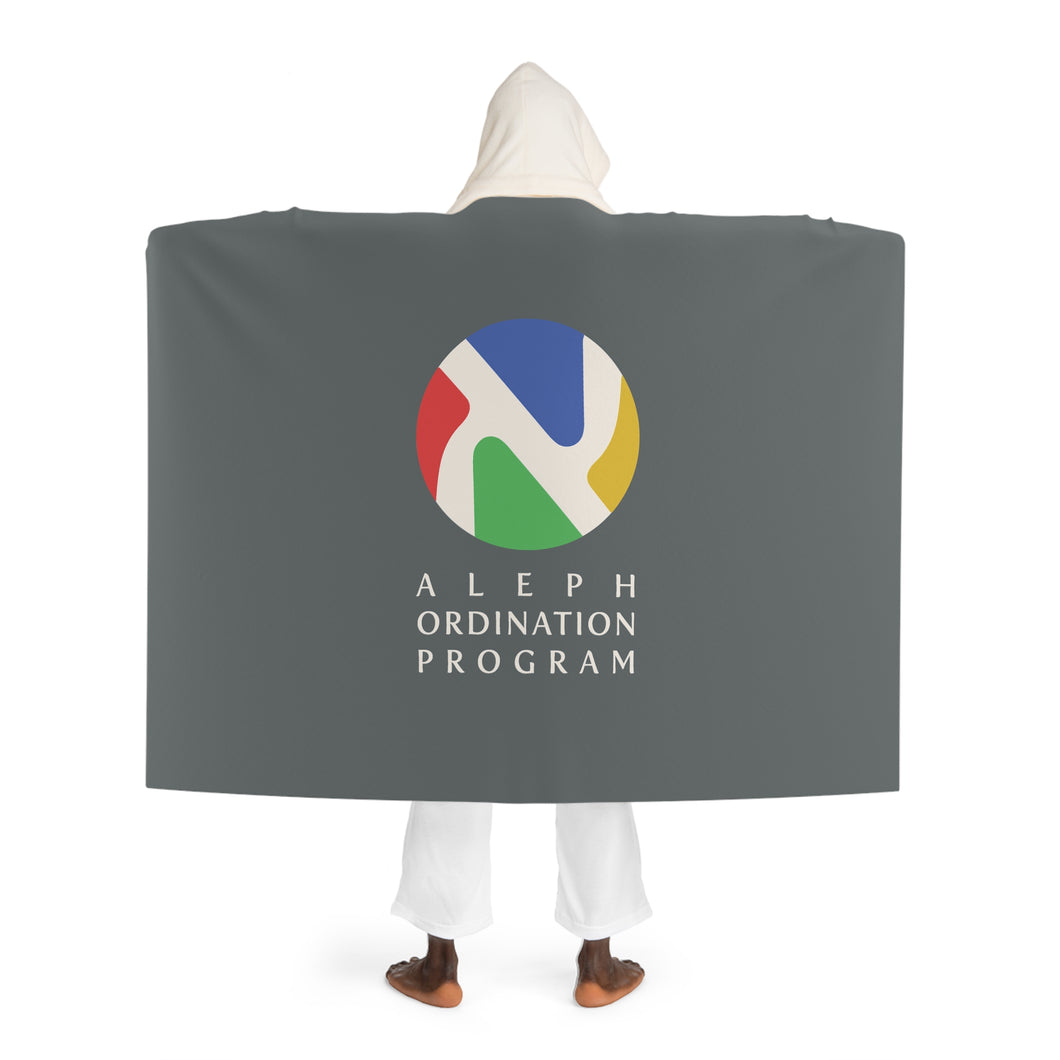 AOP Hooded Sherpa Fleece Blanket