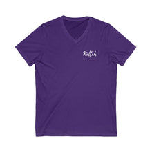 Load image into Gallery viewer, Kallah Unisex Jersey Short Sleeve V-Neck Tee
