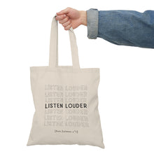 Load image into Gallery viewer, Reb Zalman Listen Louder Tote Bag
