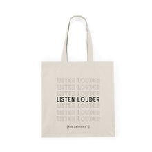 Load image into Gallery viewer, Reb Zalman Listen Louder Tote Bag
